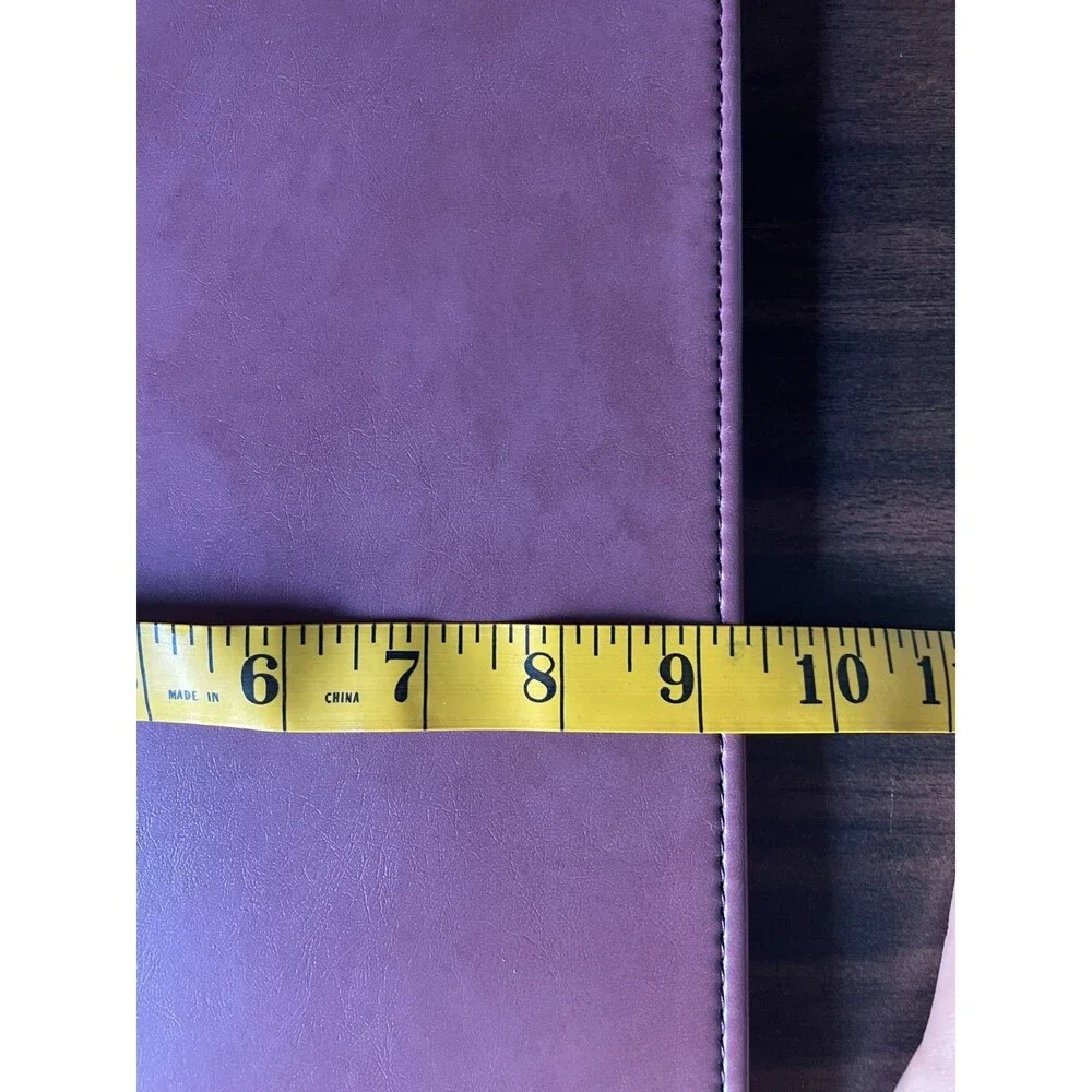 Vintage 80s Cambridge Burgundy Executive Padfolio Brass Corners Portfolio Folder